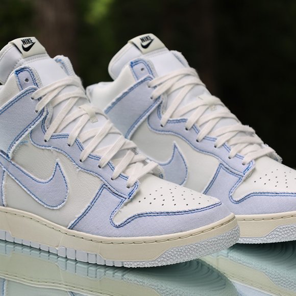 Nike Dunk High 1985 Blue Denim Men’s Size 10.5 - Picture 12 of 15